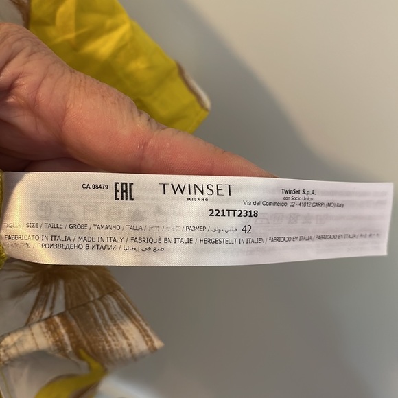 NEW Twinset sleeveless cotton blouse - Picture 5 of 6